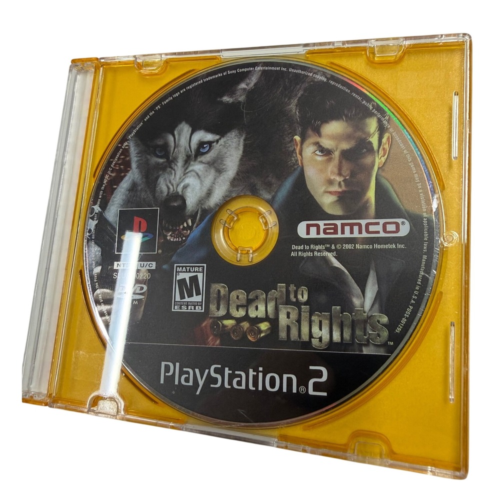 Dead to Rights PS2 PlayStation 2 Game Disc Only